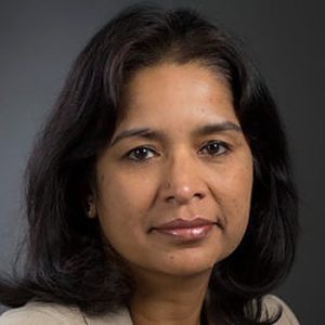 Head-and-shoulders shot of Dr. Lakshmi Krishnan