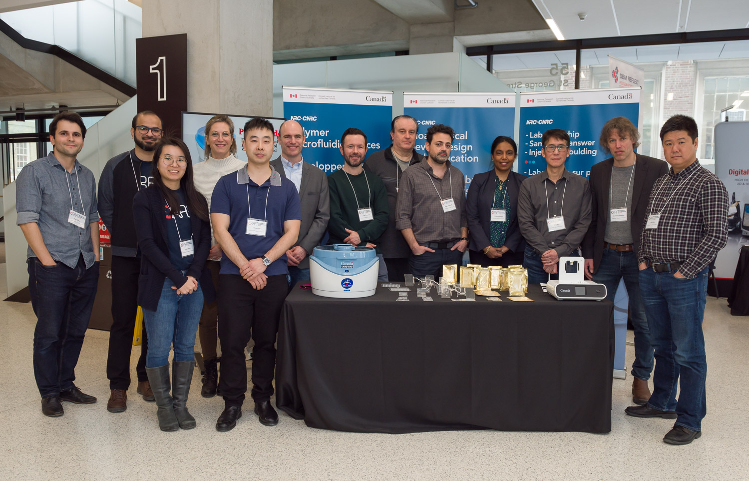 The researchers pictured above will be working on projects supported by the CRAFT Project Awards. Clockwise, starting from top-left hand corner: Claudia dos Santos (U of T), Keith Morton (NRC), Amy Wong (U of T), Daniel Brassard (NRC), Edmond Young (U of T) and Lidija Malic (NRC).